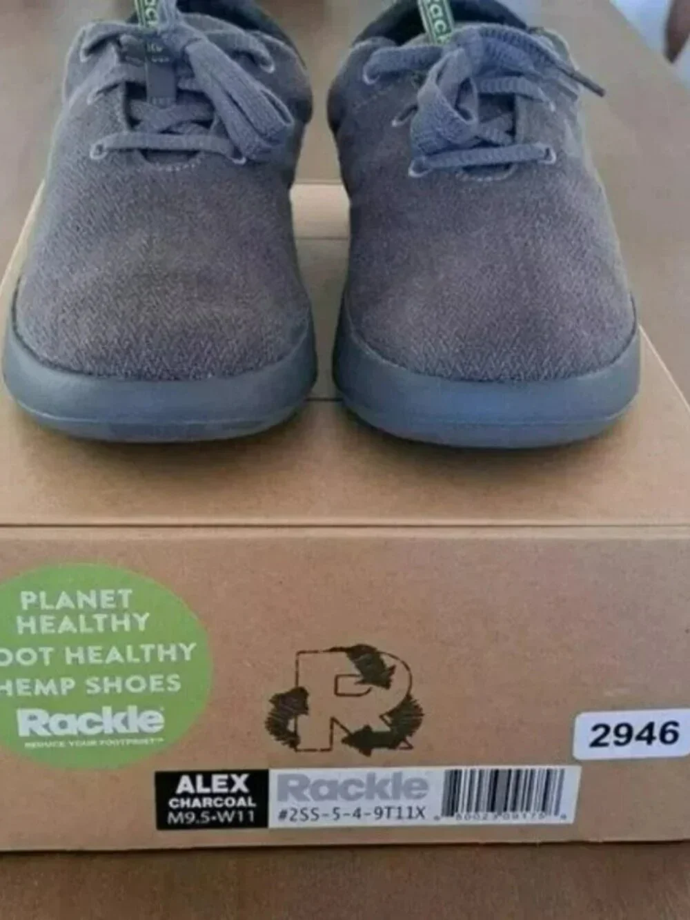 Rackle Alex Charcoal Sneaker - Size: 9.5